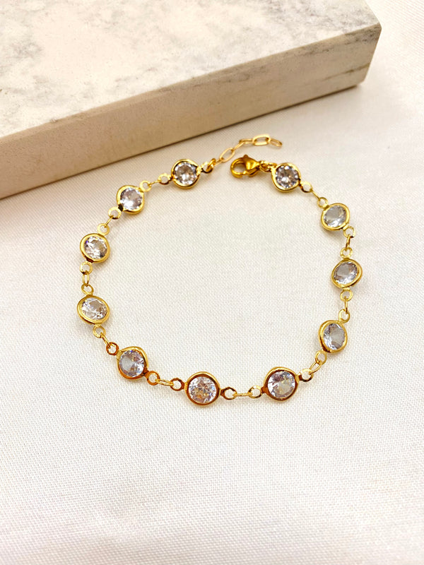 Pulsera Circulo Cristal